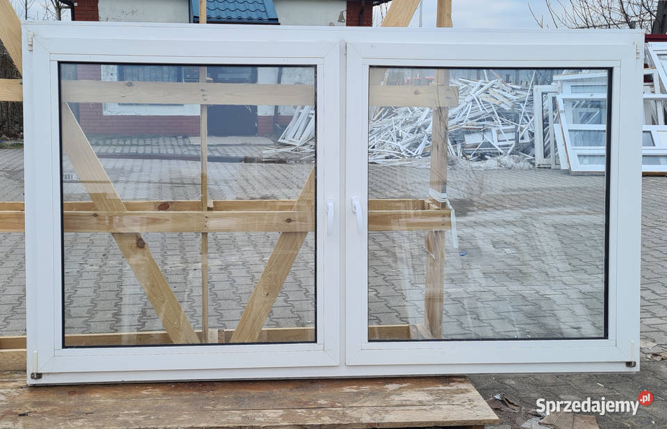 OKNO KacprzaK 238X133 OKNA Używane Plastikowe Okna ścienne mazowieckie Siedlce