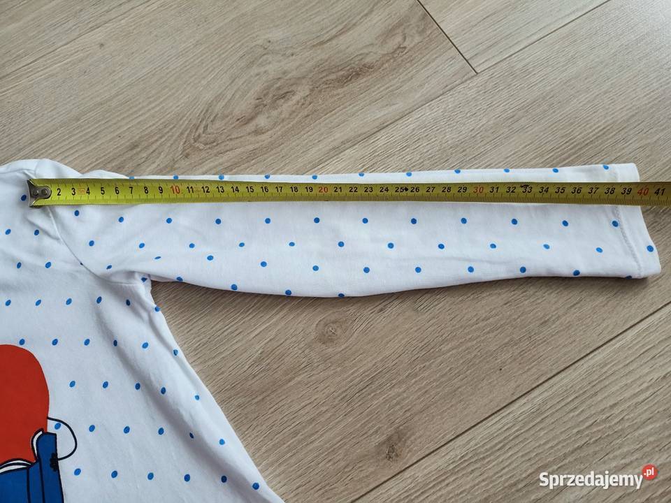 Bluzka koszulka dziewczęca na długi rękaw biała mazowieckie Płock