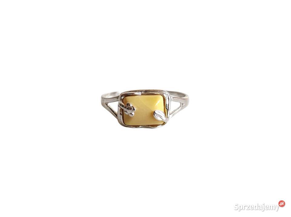 7548 Listek Bursztyn Kwiatek opolskie