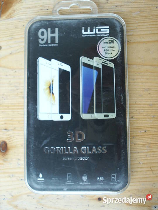 Markowe szkło ochronne do Huawei P20 Lite Black