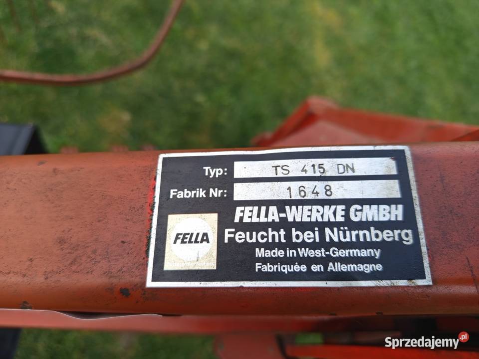 Zgrabiarka fella Ts 415 dn kuhn Deutz Zgrabiarki i przetrząsacze Szynkielów