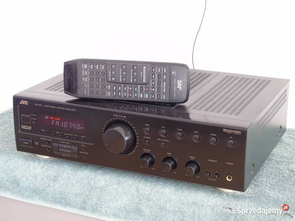 Wzmacniacz z radiem JVC RX416 pilot mocny i Elektronika Jasło