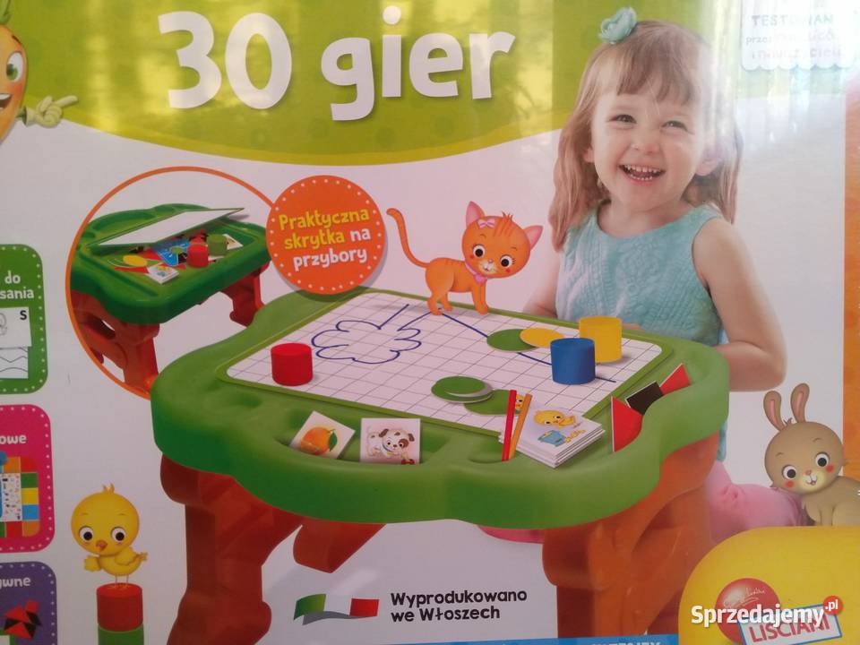 NAJTANIEJ Kreatywne Biurko Przedszkolaka z Grami 3 lata+ śląskie Zabrze sprzedam