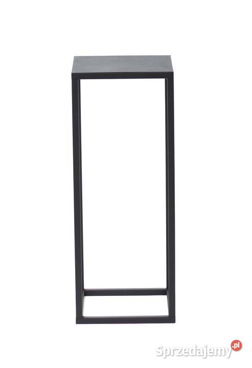 Kwietnik Metalowy Stojak METALLO 60 czarny LOFT czarny