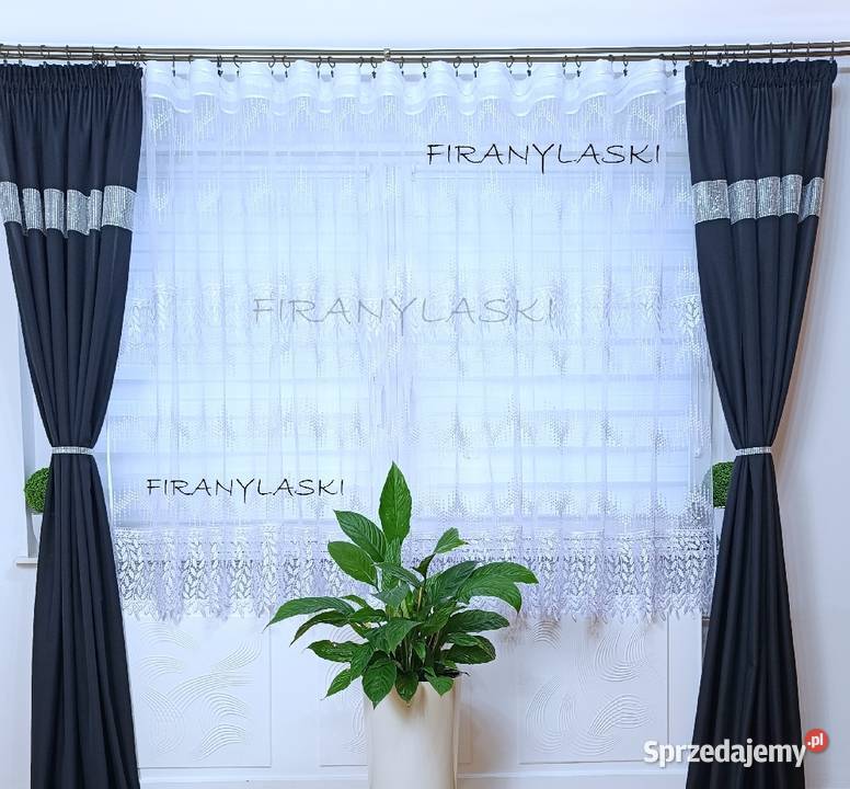Firana Gotowa 400x180 szeroka gipiura firanki do mazowieckie Warszawa sprzedam