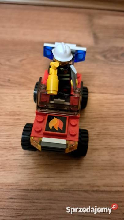Lego City 7241 dowódca straży z samochodem kolorowy lubuskie Zielona Góra