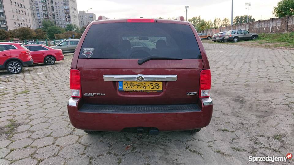 Chrysler Aspen 57 HEMI 4x4 LIMITED dużym serwisowany w ASO Chrysler śląskie Bytom
