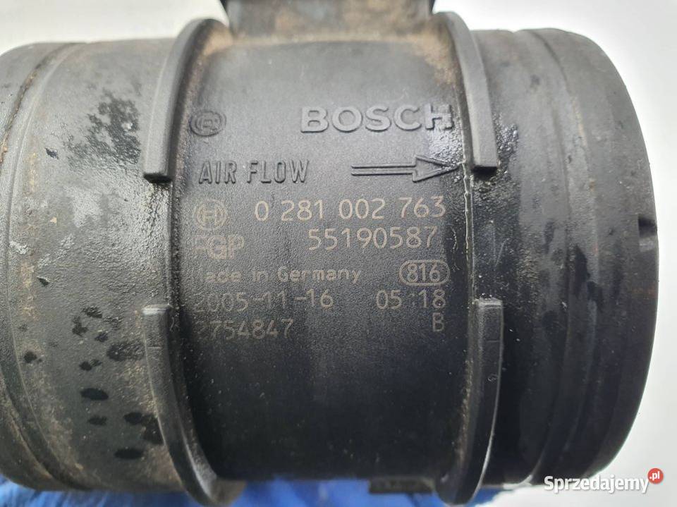 PRZEPŁYWOMIERZ ALFA ROMEO BRERA 0281002763 osobowe Części samochodowe Lipno