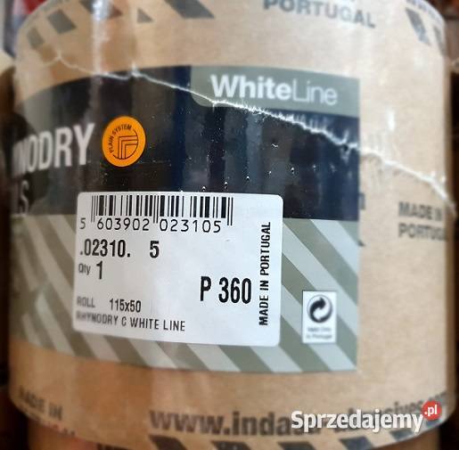 Papier Ścierny Rolka INDASA Rhynalox White Line Gniezno