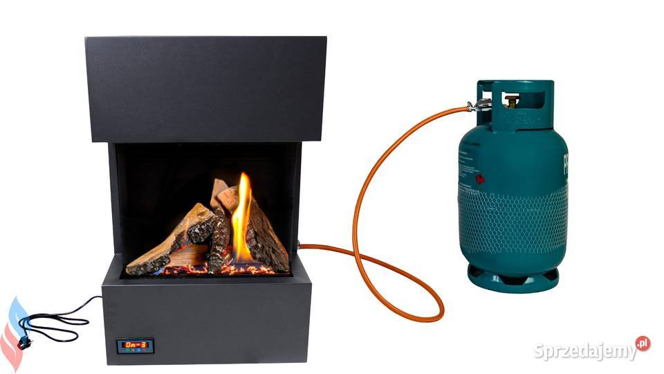 Kominek gazowy 7 kW zasilany z butli gazem Zagnańsk