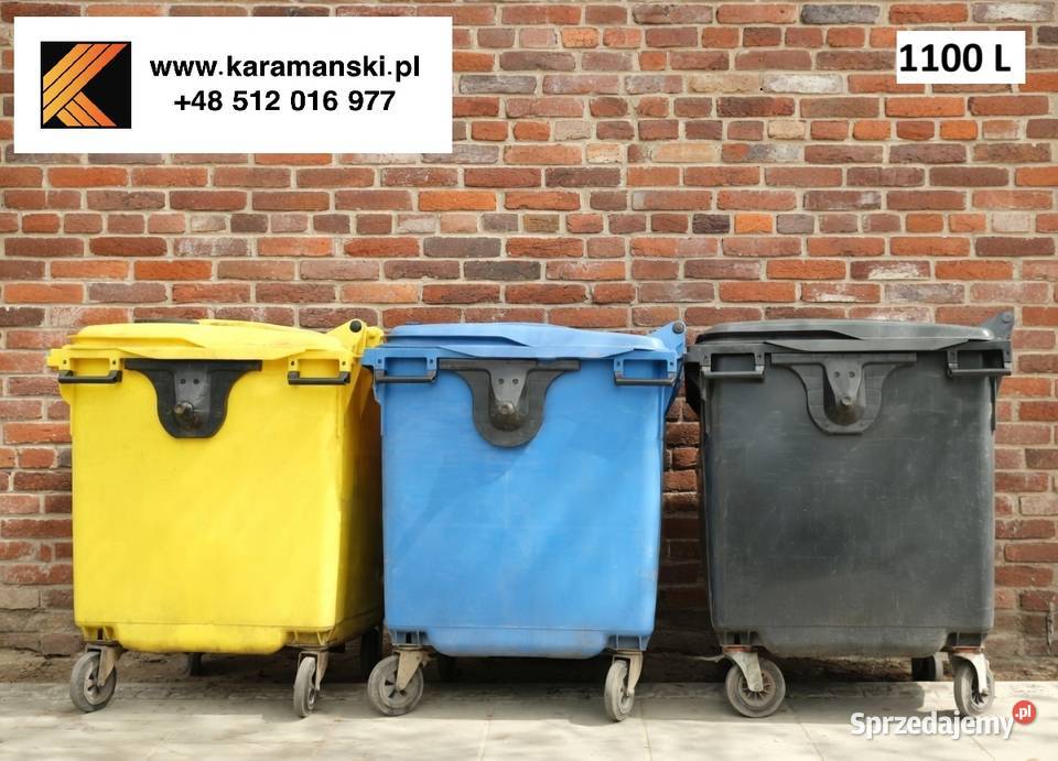 120 Litrów już z dostawą używane pojemniki na Poznań