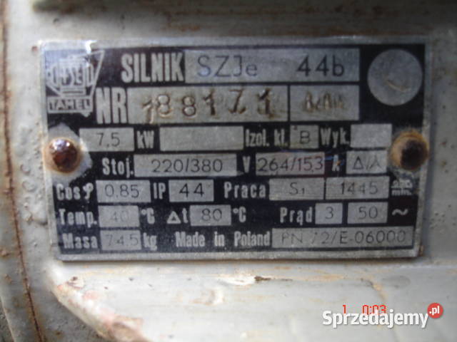 Silnik 75 kW podlaskie Augustów