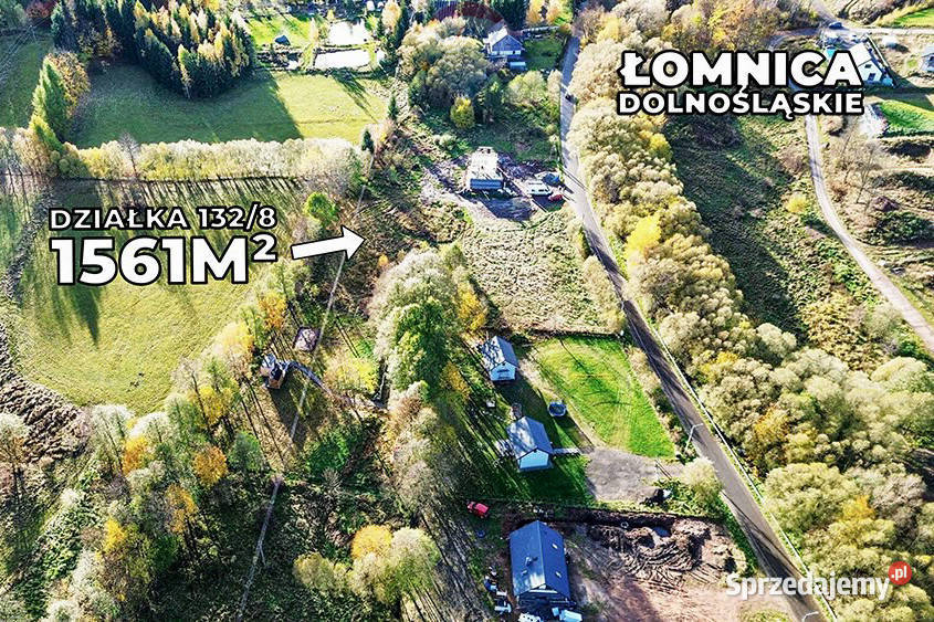 Górska działka pod wymarzony dom Sprzedaż Łomnica sprzedam