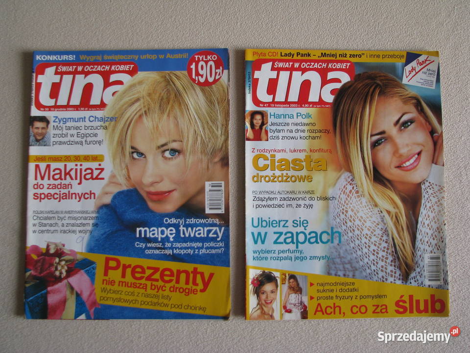 Magazyn Tina 47 i 50 z 2003 r Świat w oczach Rok wydania 2003 Czasopisma Brzegi