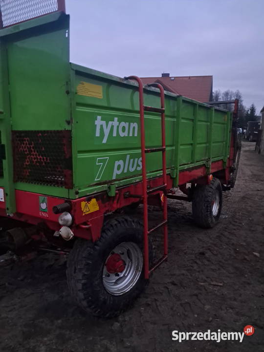 Rozrzutnik obornika unia tytan 7 plus