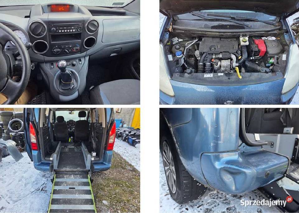 Peugeot Partner II sprzedaż syndyka centralny zamek