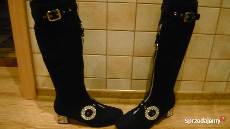 Buty kozaki zamszowe śląskie Myszków