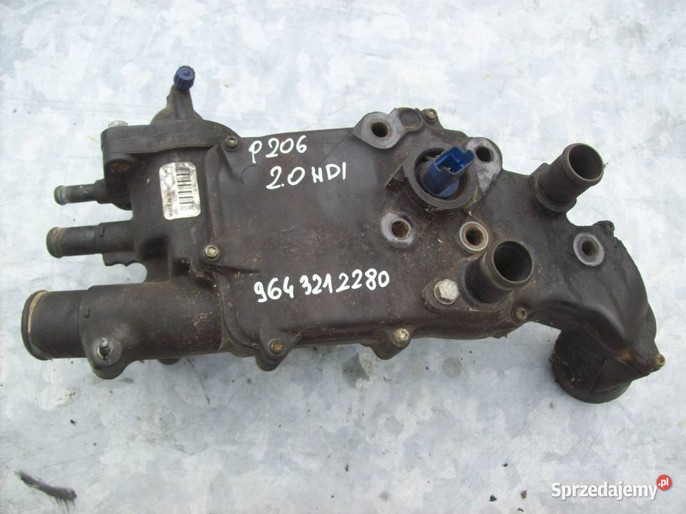Peugeot 206 20 HDI Obudowa termostatu 9643212280 Mińsk Mazowiecki