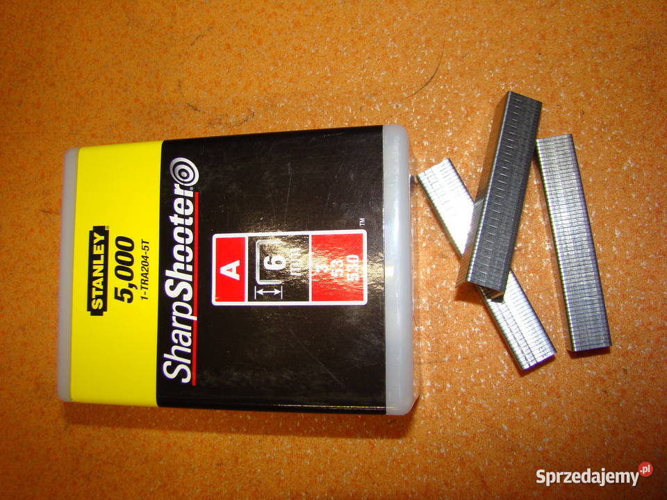 Zszywka stalowa galwanizowana typ A 6 mm STANLEY Bielsko-Biała
