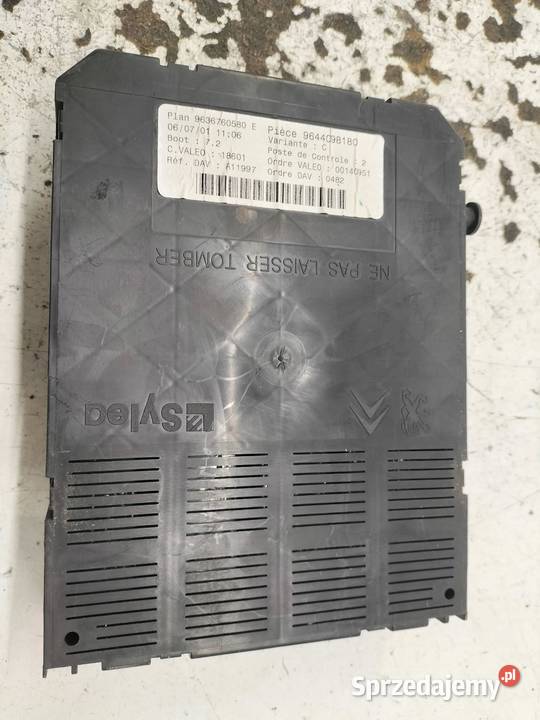 MODUŁ 9636760580E 9644098180 Peugeot 307 I sprzedam