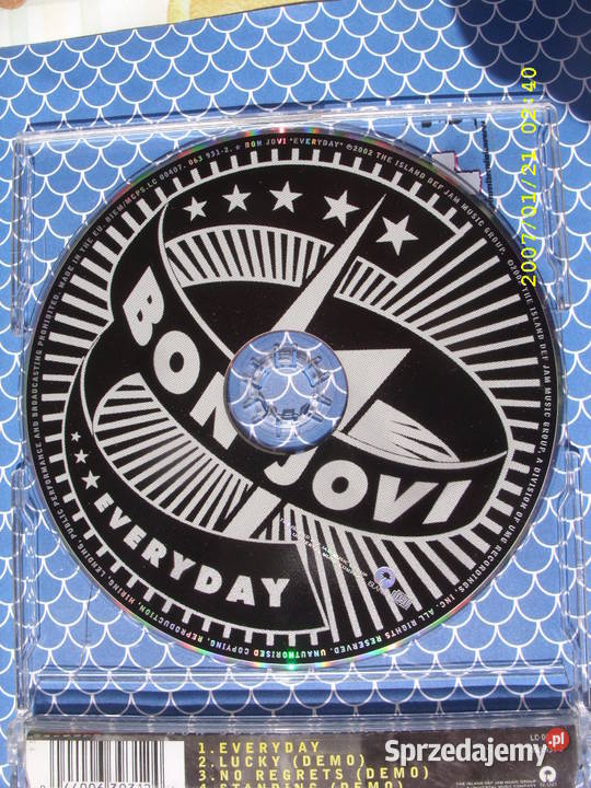 Rock CDsingiel BON JOWIEVERYDAY 2002 Wołów