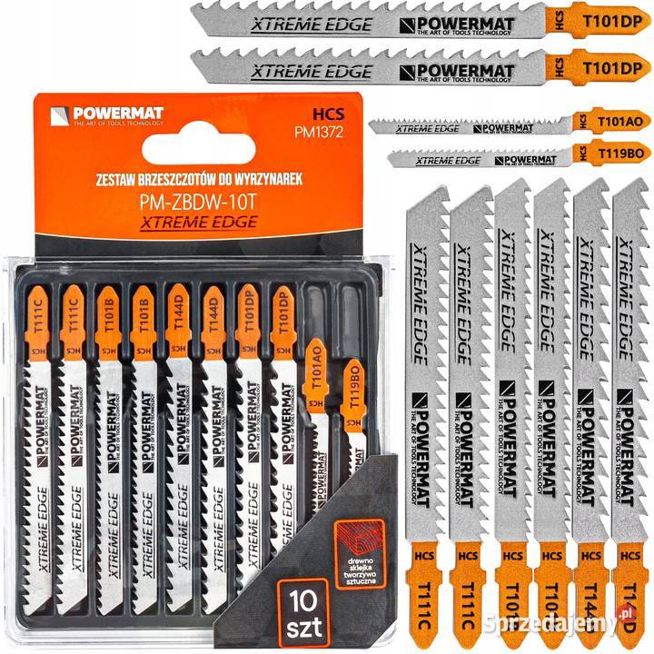 Zestaw nożyków brzeszczotów do wyrzynarki 10 Katowice sprzedam