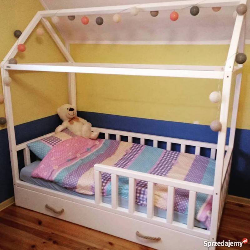 Łóżko DOMEK z szufladami pod materac 140x70 Gorlice