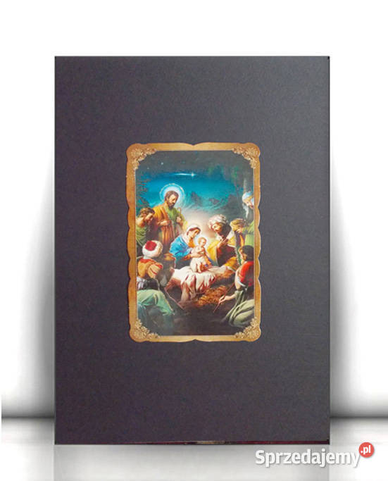religijny plakat A5 obrazek ze stajenką święta Białystok