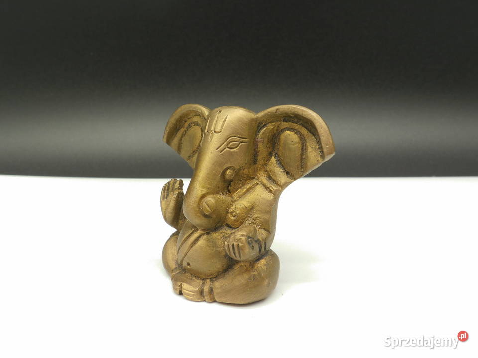 Ganesha z mosiądzu hinduski bóg duchowość wielkopolskie Raszków