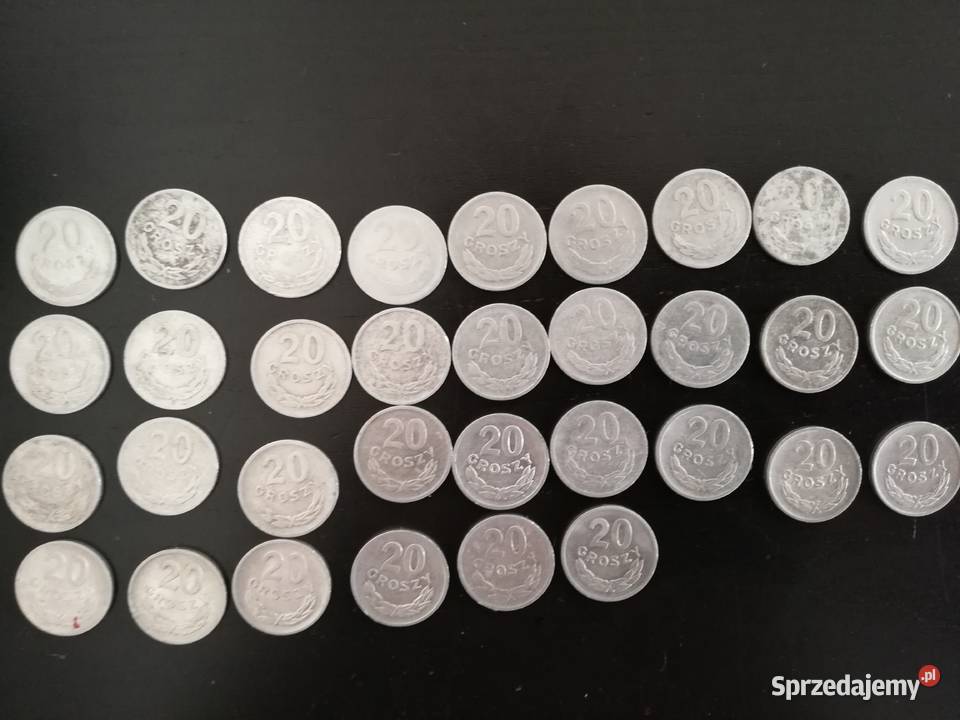 Sprzedam monety 20gr z czasów PRL BZM Ozorków