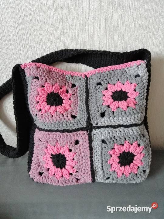 Torebka na ramię z podszewką 32cm