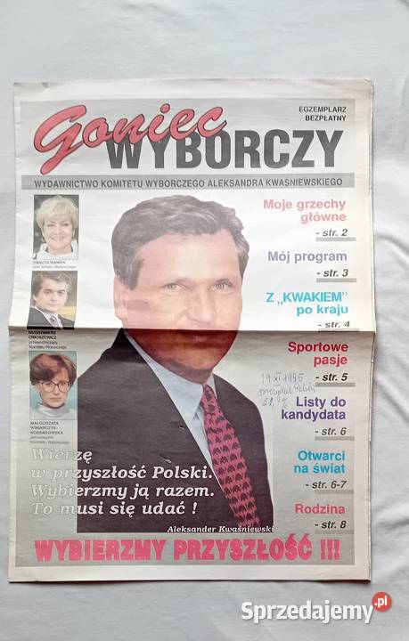 Goniec Wyborczy Gazetka reklamowa Aleksandra sprzedam