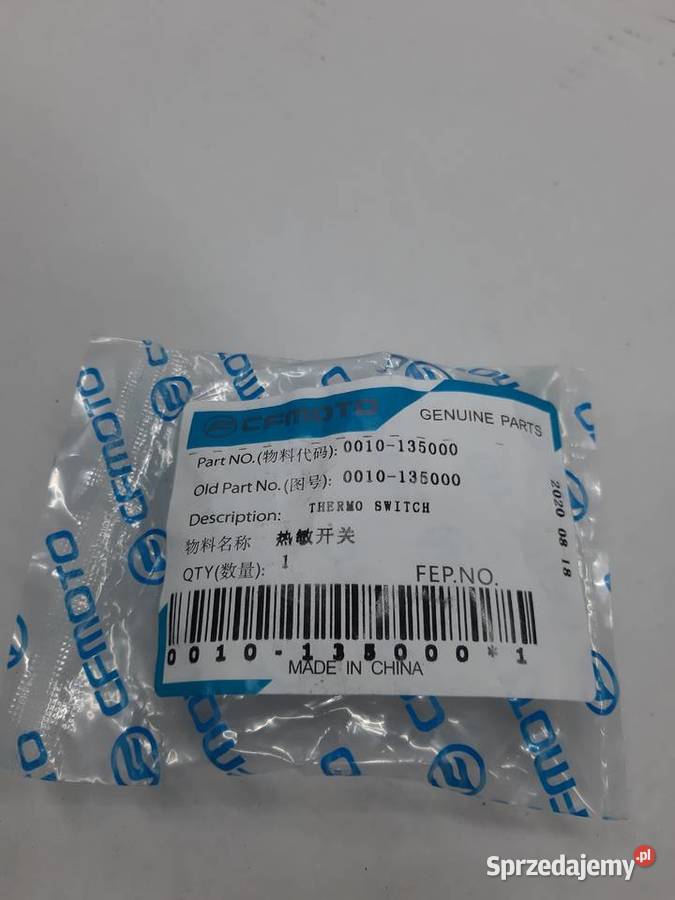 Czujnik temperatury wentylatora chłodnicy cfmoto Gostynin sprzedam