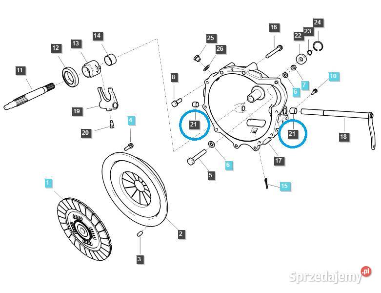 Tulejka dystansowa TRG000 LS Tractor 40190336 Tajęcina