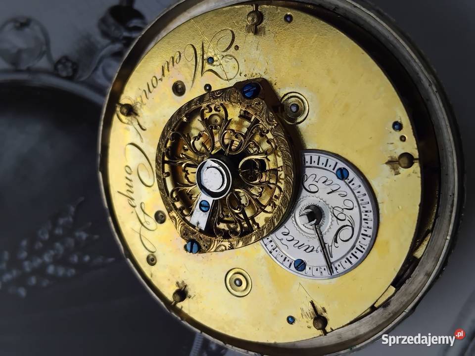 Szwajcarski budzik firmy Meuron et Comp 1780