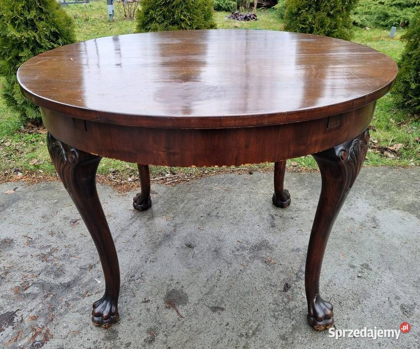 Komplet stół 2 fotele 3 krzesła w stylu Szczecin