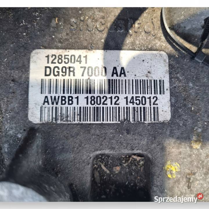SKRZYNIA BIEGÓW DG9R7000AA Volvo S60 V60 V40 II lubelskie Chełm
