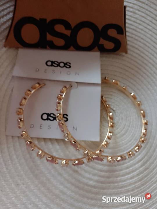 ASOSDuże okrągłe kolczyki bogato zdobione koła Kraków