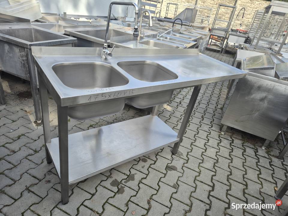 ZLEW GASTRONOMICZNY 2 KOMOROWY Z MIEJSCEM NA Ostrów Wielkopolski