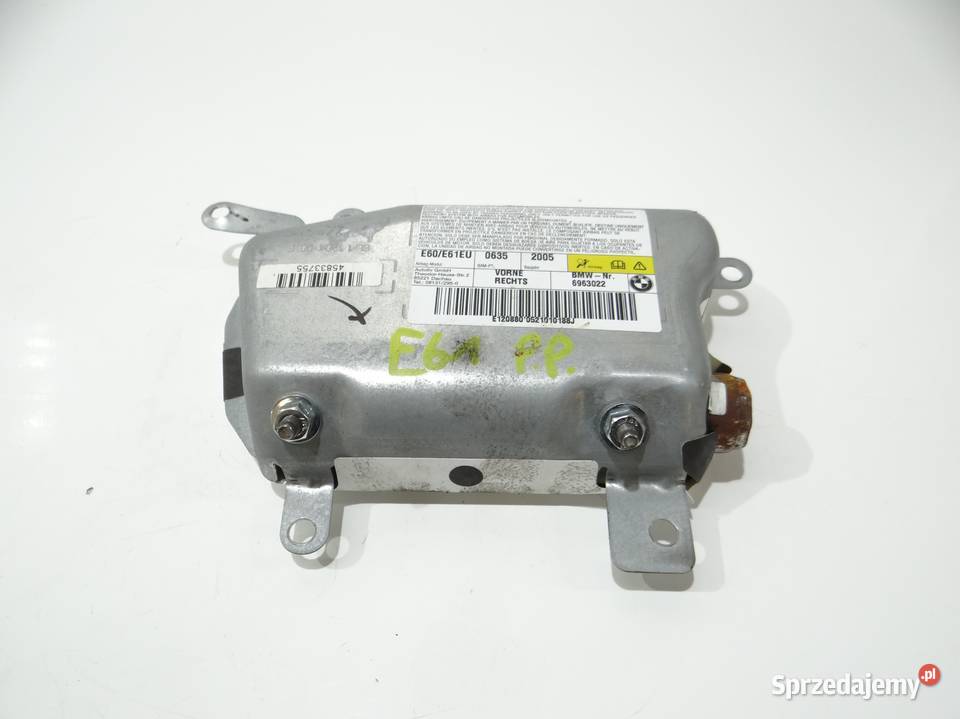 PODUSZKA AIRBAG DRZWI PRAWY PRZÓD BMW E60 E61 Strzyżewice