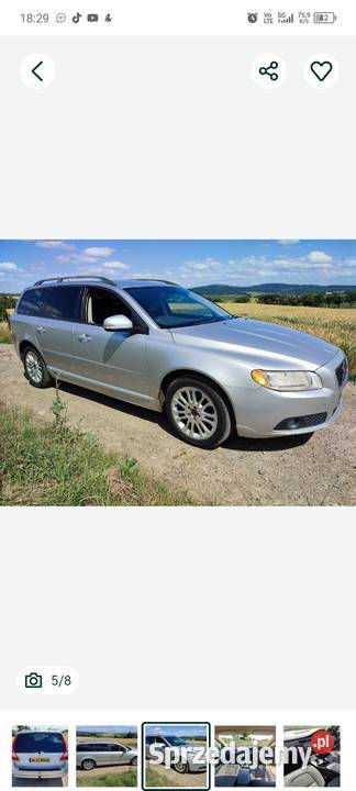 Volvo V70iiianglik2 4d 163manualzamiana diesel Złoty Stok sprzedam