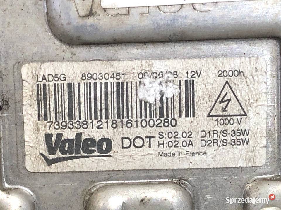 PRZETWORNICA XENON CITROEN C8 89030461 MODUŁ