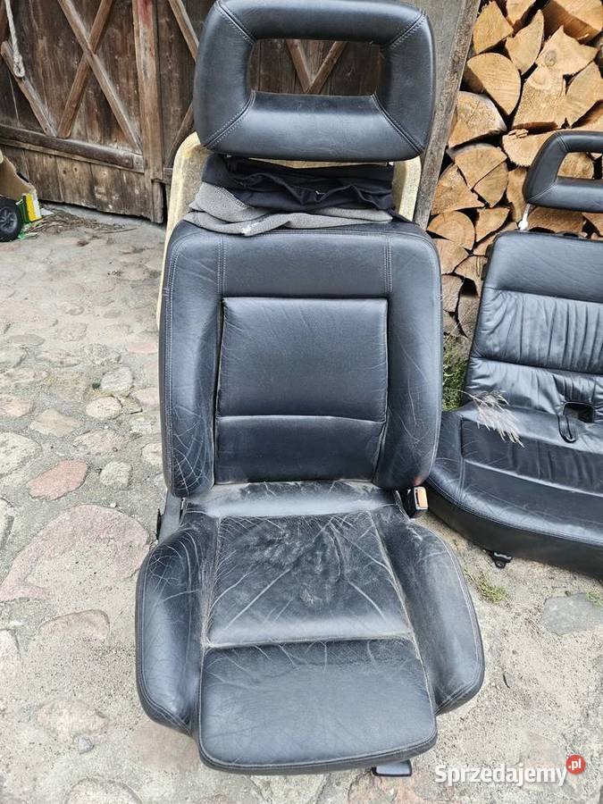 Fotele sport kubełkowe skóra Audi 80 Avant B4 B3 Sokółka