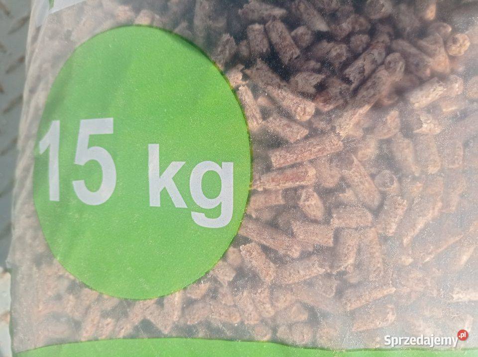 PELLET 6mm iglasty 70 dąb 30 Brzeźno sprzedam
