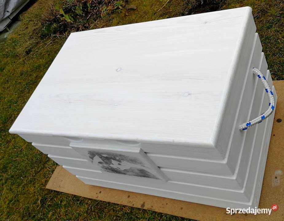 Skrzynia na zabawki kufer na akcesoria kota 50cm Radków sprzedam