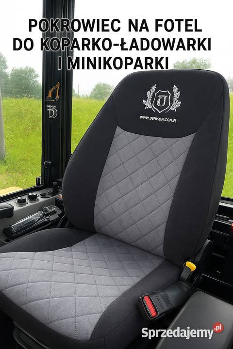 POKROWIEC NA FOTEL JCB CAT KOMATSU VOLVO Suchoraba