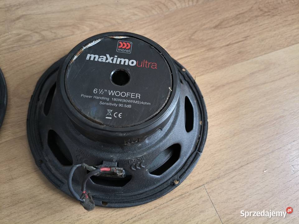 2x Głośniki Morel Maximo Ultra 165mm 90Watt RMS Gorlice