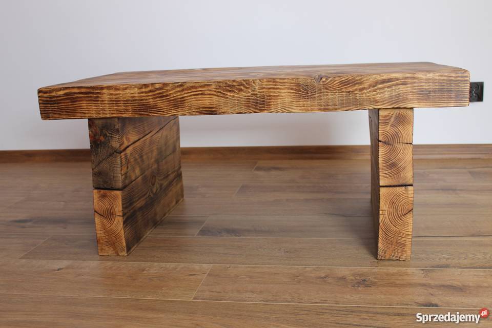 Ława rustykalna drewniana Stoły, krzesła, biurka sprzedam