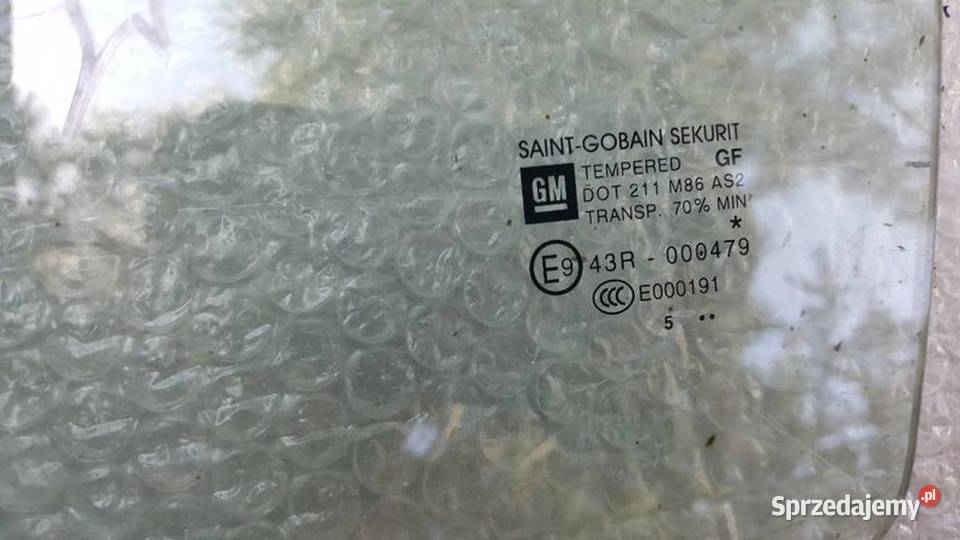 Corsa D szyba tył lewa 5D szyby Części samochodowe Tarnów