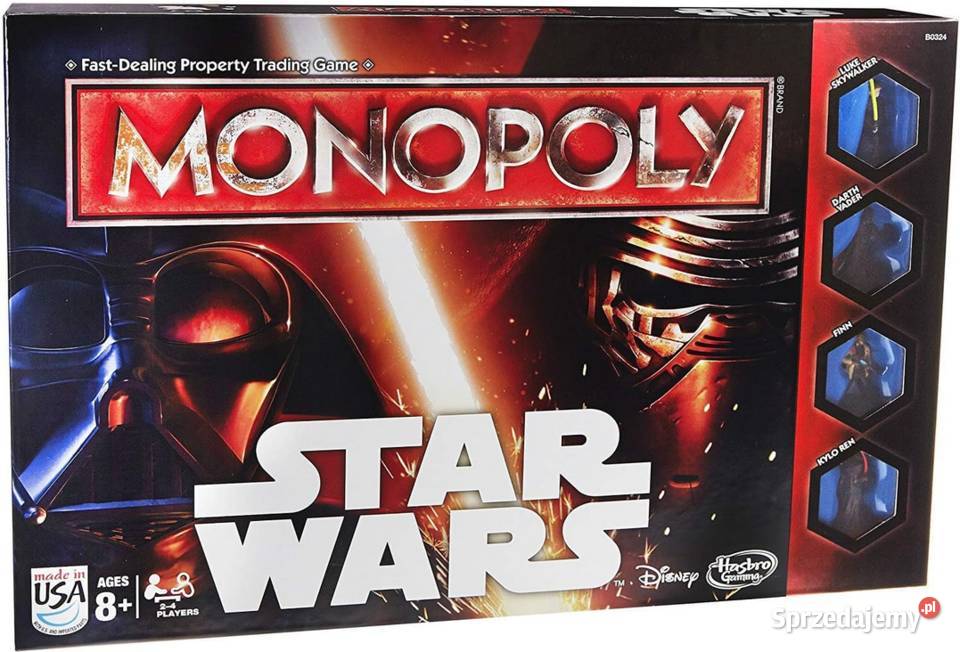 Star Wars Monopoly Gra planszowa planszówka pomorskie Gdańsk